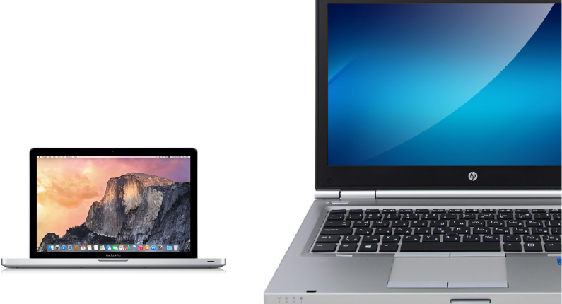 Notebook Apple y Microsoft, con licencias originales